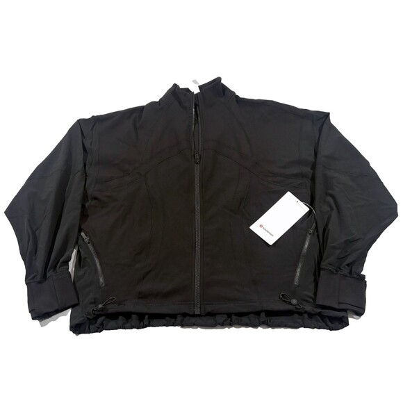 Lululemon Womens Define Relaxed-Fit Jacket Luon Zip Activewear Black Sz 6 NWT - Picture 1 of 7